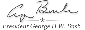 President George H.W. Bush Signature