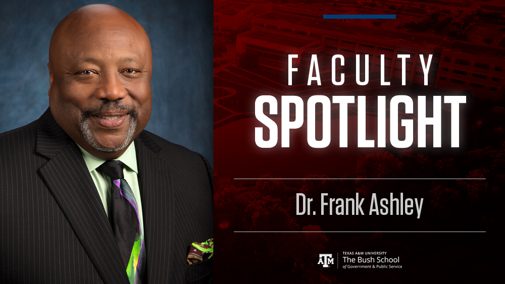 Dr. Frank Ashley Faculty Spotlight