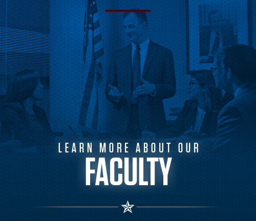 Learn more about our public affairs programs faculty | Dr. Robertson talking to students