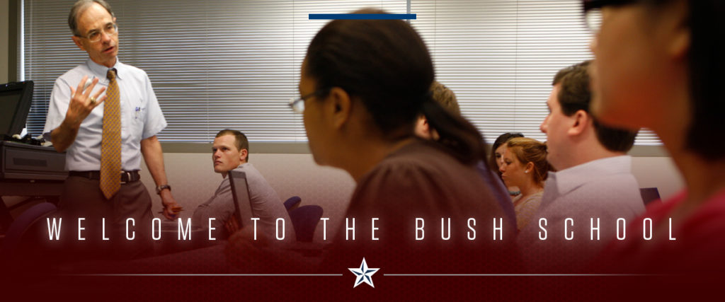 Welcome to The Bush School | Bush school faculty teaching students in a classroom