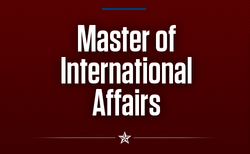 Master of International Affairs