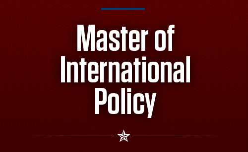 Master of International Policy