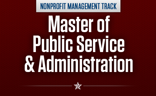 Master of Public Service & Administration - Nonprofit Management Degree