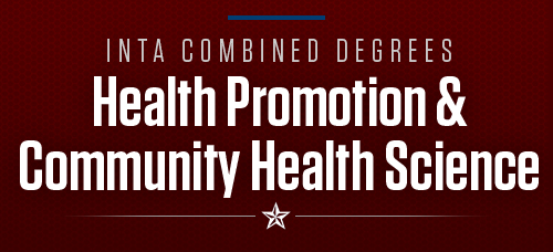 INTA Combined Degree - Health Promotion & Community Health Science