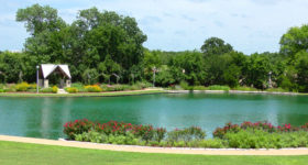 Green space abounds across the Texas A&M campus