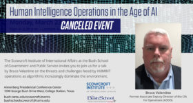Former CIA Operative to Speak on Modern HUMINT Operations | Bruce Valentine