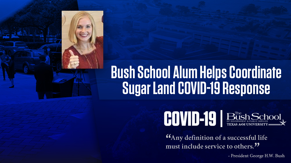 Bush School Alum Helps Coordinate Sugar Land COVID-19 Response