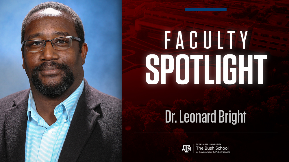 Dr. Leonard Bright - Faculty Spotlight