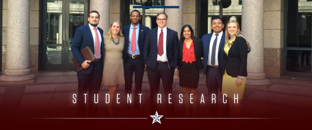 PSAA Capstones - Student Research | Photo of PSAA Students at the state capitol