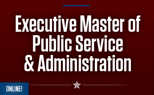 Online Executive Master of Public Service and Administration