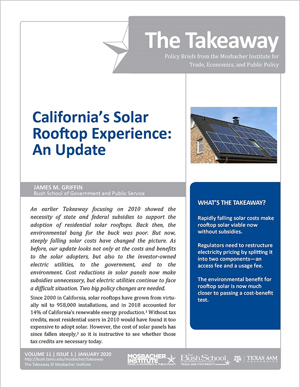 California’s Solar Rooftop Experience: An Update