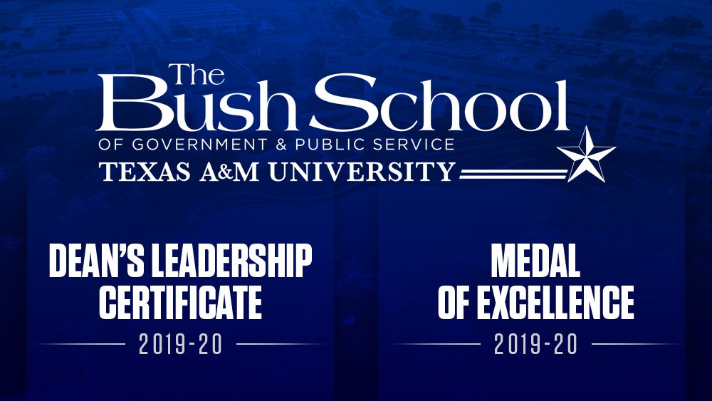 The Bush School: 2019-20 Award Winners