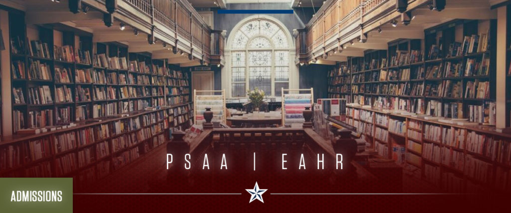 Admissions Info - PSAA and EAHR Collaborative Degrees