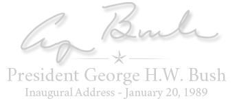Signature of George H.W. Bush
