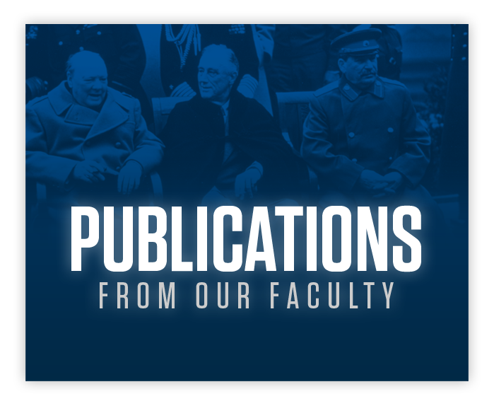 CGS Publications: From Our Faculty