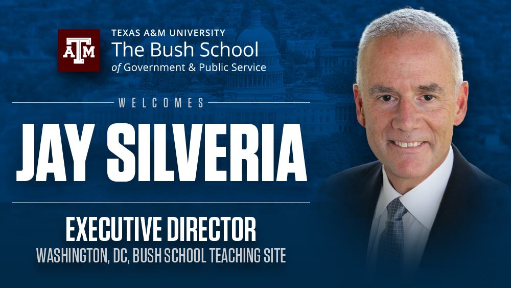 Photo of Jay Silveria - the new executive director of the Washington, DC, Bush School Teaching Site.