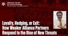 Loyalty, hedging, or exit: How weaker alliance partners respond to the rise of new threats