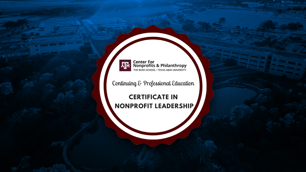 Certificate in Nonprofit Leadership