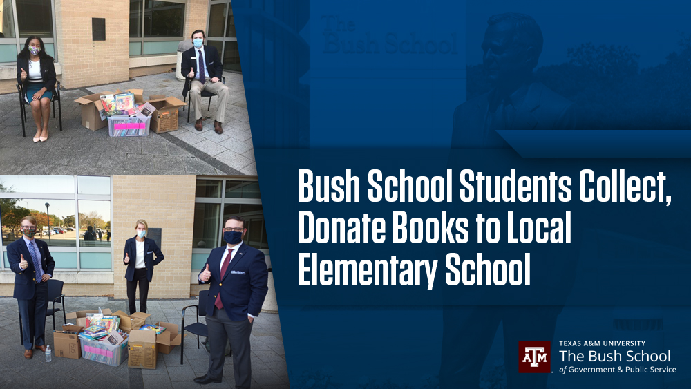 Bush School Students Collect, Donate Books to Local Elementary School