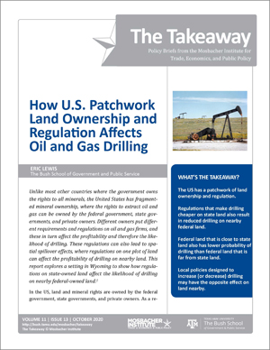 Patchwork Ownership and Regulation Leads to Drilling Differences in the Oil Field