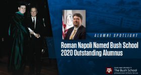 Roman Napoli Named Bush School 2020 Outstanding Alumnus