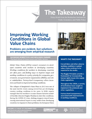 Improving Working Conditions in Global Value Chains