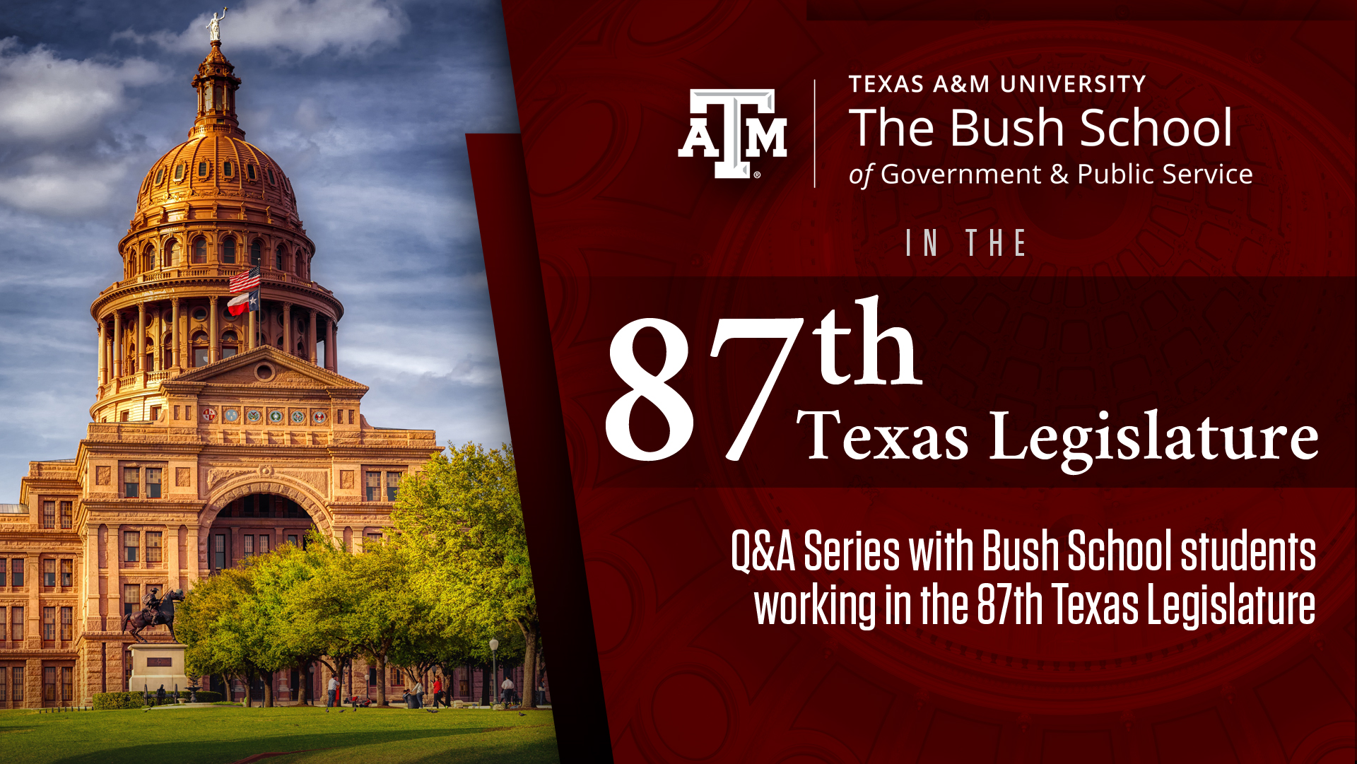 Bush School in the 87th Texas Legislature