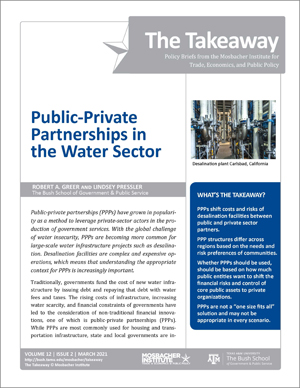 The Takeaway: Public-Private Partnerships in the Water Sector