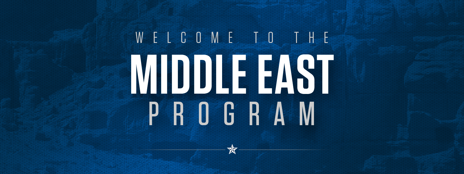 Welcome to the Middle East Program
