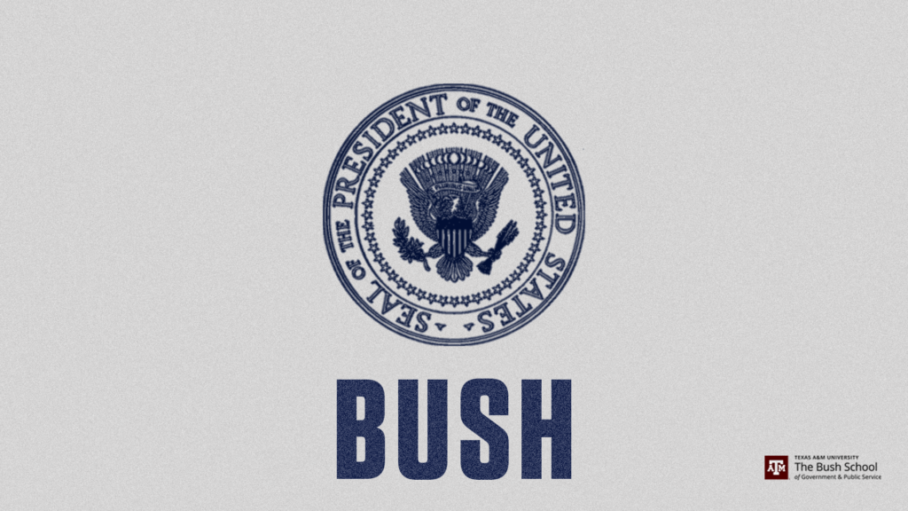 Presidential Seal with BUSH written under it