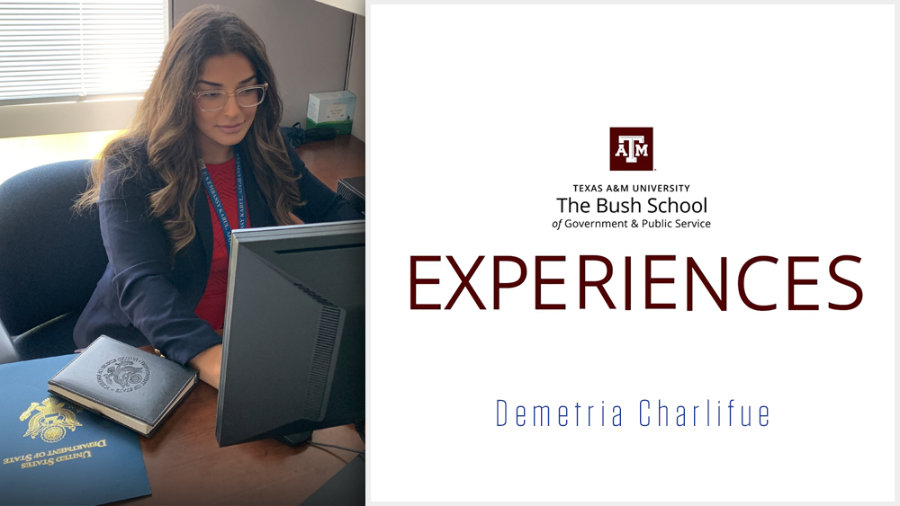 Bush School Experiences | Demetria Charlifue