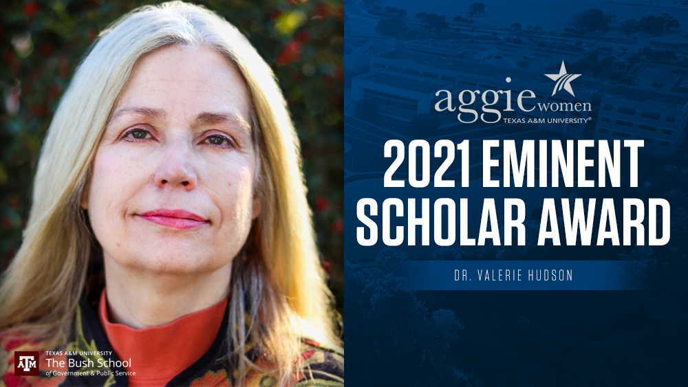 2021 Eminent Scholar Award - Dr. Valerie Hudson