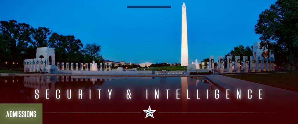 Master of National Security & Intelligence - Bush School DC - Admissions Info