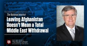 Leaving Afghanistant Doesn't Mean a Total Middle East Withdrawal