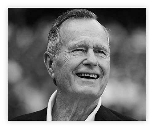 Photo of President George H.W. Bush
