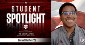 Durand Huntley ‘23 Student Spotlight