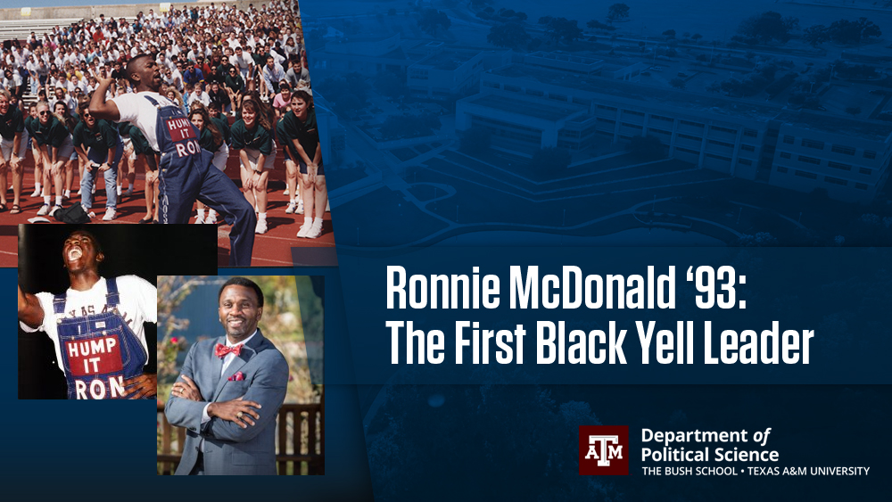 Ronnie McDonald ‘93: The First Black Yell Leader