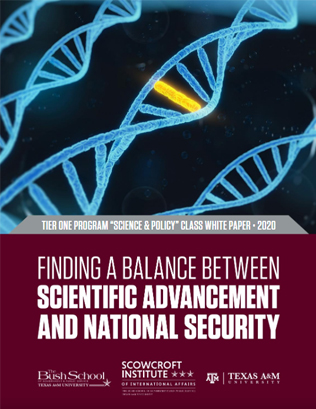 Finding a balance between scientific advancement and national security