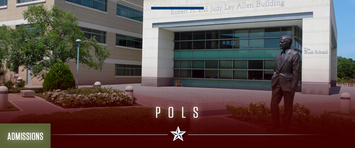 POLS Undergraduate Application Instructions • The Bush School Of ...