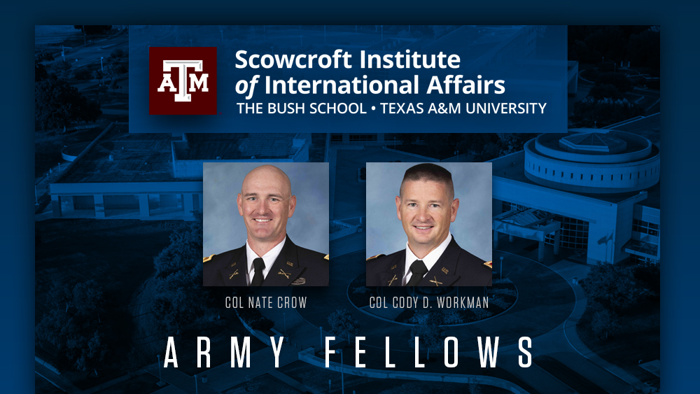 Scowcroft Institute Welcomes New Army Fellows for 2022-23 Academic Year