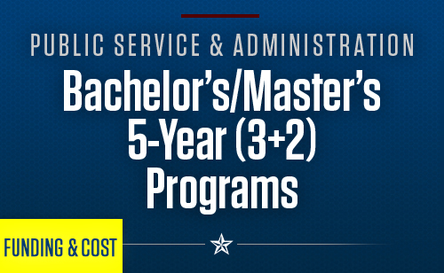 Funding & Cost - PSAA Bachelor's/Master's 5-Year (3+2) Programs