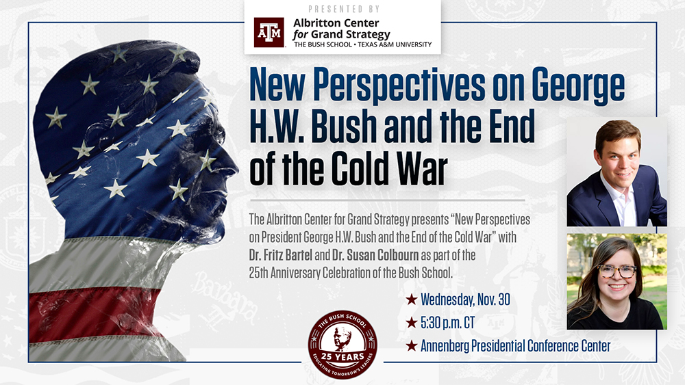 CGS to Host Event Titled New Perspectives on President George H.W. Bush and the End of the Cold War