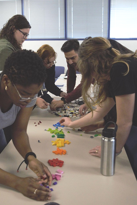 A FEMA representative tasked the students with completing a series of puzzles and games to simulate the chaos that ensues in disaster scenarios. 