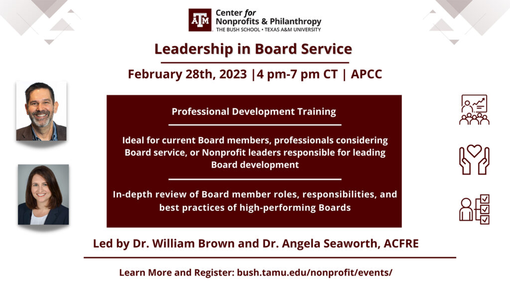Leadership in Board Service - 2023