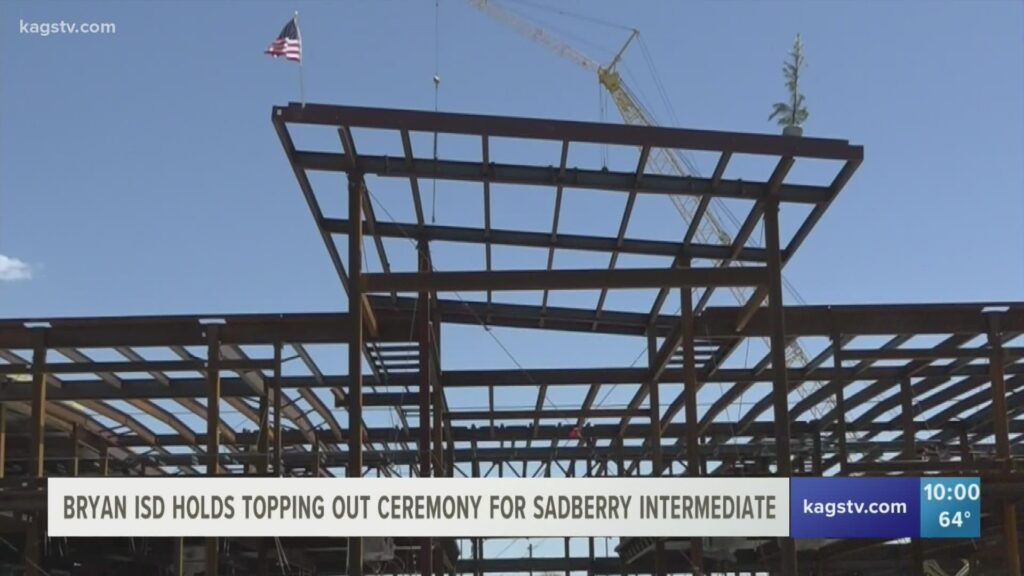 Image of Sadberry Intermediate School under construction. 