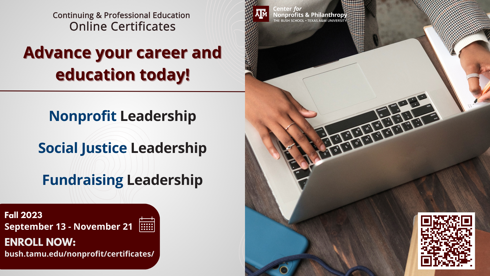 CNP’s Fall Continuing &#038; Professional Education online certificates are now open for enrollment