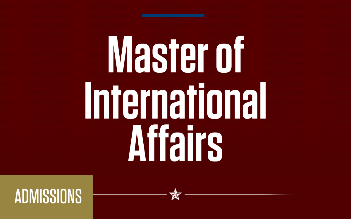 Bachelor's in International Studies - Admissions Info