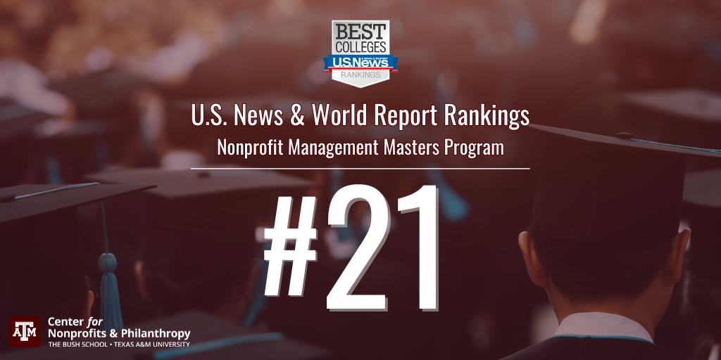 TheBush School’s Nonprofit Management Masters Program Climbs to #1 in Texas