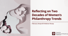 Reflecting on the Decades of Women's Philanthropy Trends