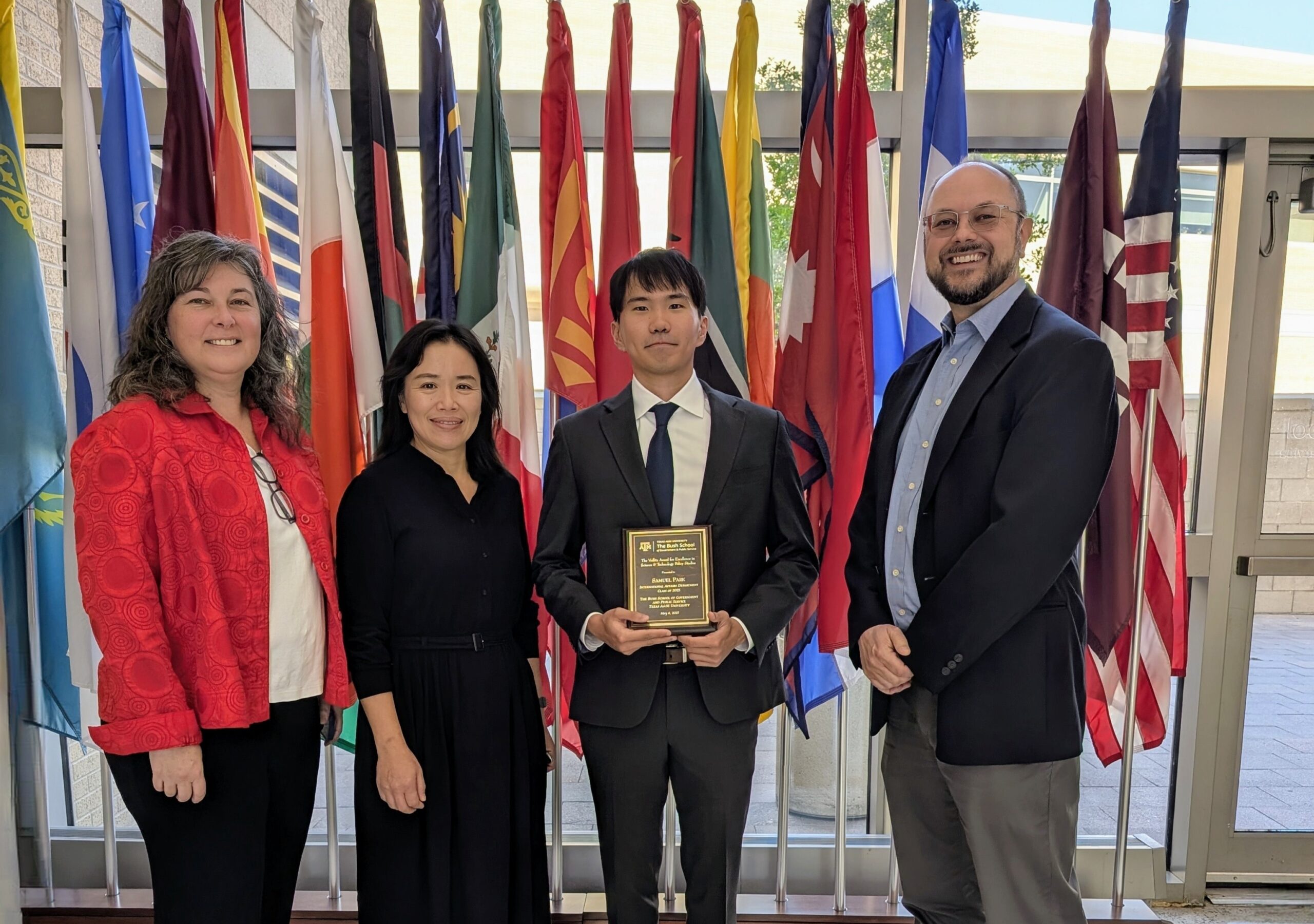 Vedlitz Award in Science and Technology Policy Studies Bestowed on Samuel Park, Master of International Affairs Candidate